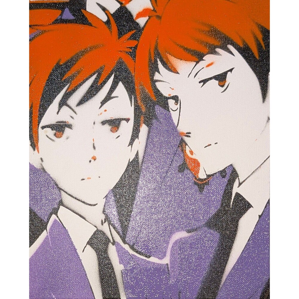 Ouran High School Host Club Spray Paint Art Piece